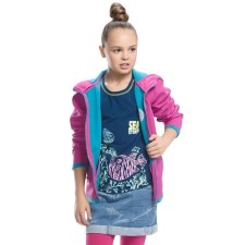Vetrovka for girls, height 164 cm, color fuchsia