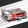 Radio-controlled machine "Sport-Kar" works from batteries, light, scale 1:24, red color