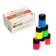 Acrylic paint, set of 6 colors x 20 ml, FLUO, ZHK Decola, fluorescent, 4341100