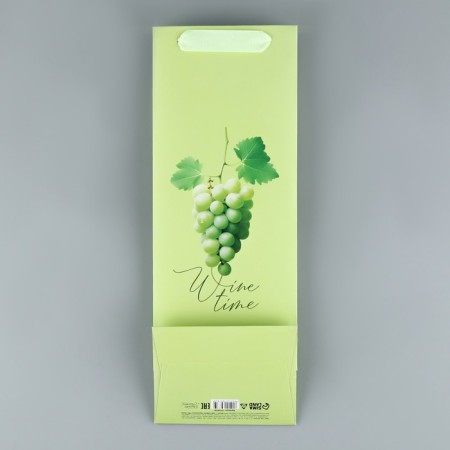 Gift package for a bottle, packaging, "grapes", 36 x 13 x10 cm-8