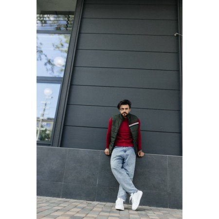 Male ise vest, size 50, khaki color-8