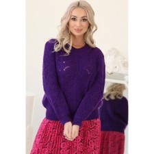 Women's sweater wisell, size 46, purple color