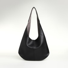 Women's bag on magnet Textura, large size, black color