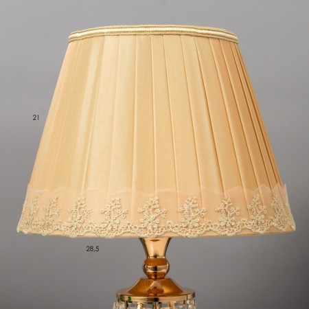Table lamp "Enthusiasm" 1x60W E27 gold belt backlight 26x26x46 cm Risalux-3