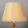 Table lamp "Enthusiasm" 1x60W E27 gold belt backlight 26x26x46 cm Risalux
