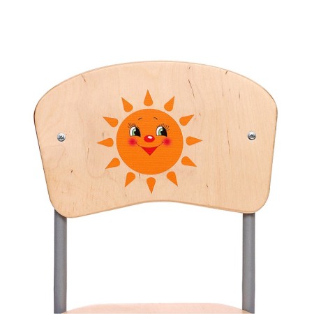 The stool is adjustable "kuzya", plywood (1-3), sun, back-bubble-2