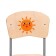 The stool is adjustable "kuzya", plywood (1-3), sun, back-bubble