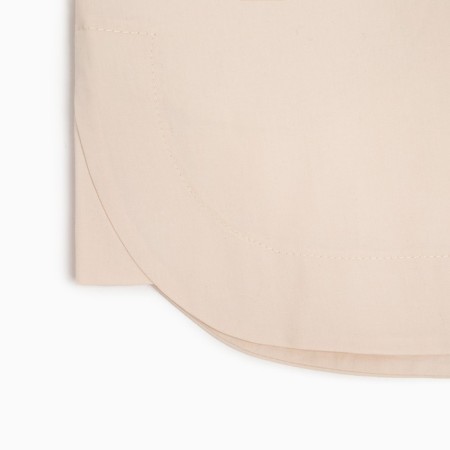 Women's suit (shirt, shorts) minku: overSize color milk, size 46-8