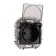 LEGRAND Inspiria, 2K+h, IP 44 socket, with a folding cover and curtains, 16 A, 250 V, anthracite