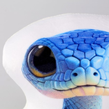 New Year. Anti -stress toy "snake" blue-4