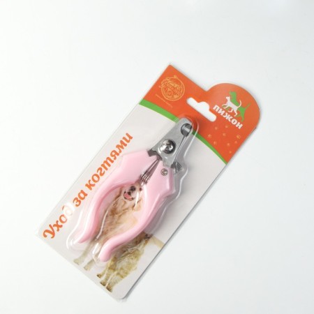 Small side claws with curly handles, a hole of 9 mm, pink-4