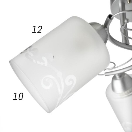 Chandelier 1082/3SL 40W E27 silver 48x48x24 cm Bayerlux-5