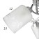 Chandelier 1082/3SL 40W E27 silver 48x48x24 cm Bayerlux
