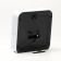 Clock - desktop an alarm clock, with a suspension, a discrete move, d -12.5 cm, 15 x 15 cm, aa