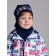 Set for the boy PlayTode: hat and snood, height 52 cm