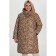 Female coat, size 56, brown color