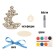 Set for creativity "Wood painting: Christmas tree"