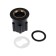 Comer for the kitchen "Everest" B58-071F, two-wound, high spout, on a nut, chrome/black