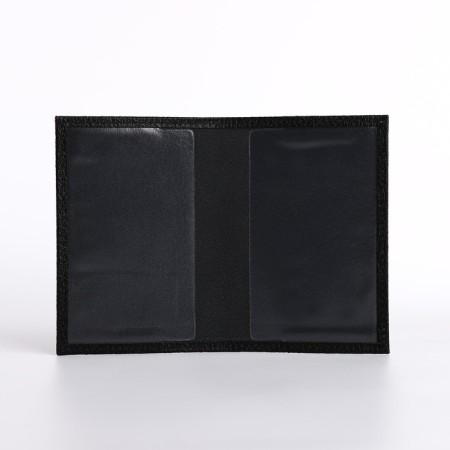 Cover for passport, black color-4