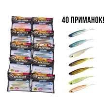 Vibro -highs LJ 3D Series Makora Split Tail 5.0in (12.70)/01Set 40pcs. kit