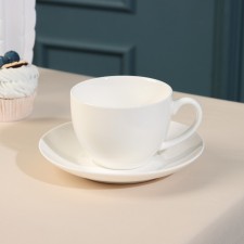 Porcelain Tea couple Barista, 200 ml, white