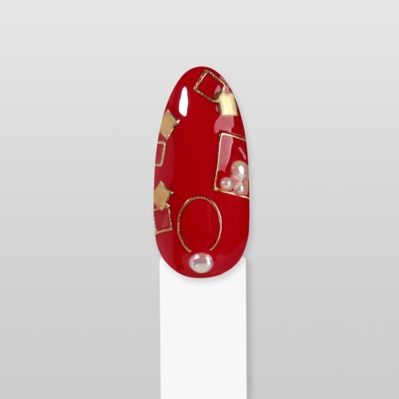 Nail stickers "style", golden color-2