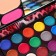 A set of decorative cosmetics: shadows 18 colors, blush 2 colors, powder, bronzer, mirror, mix