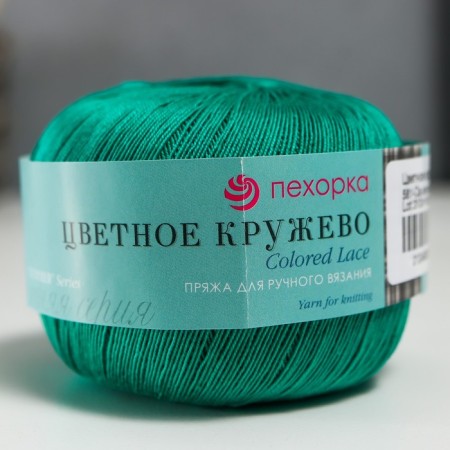 Yarn "Color lace" 100% Mercerized cotton 465m/50g (581-svomrud)