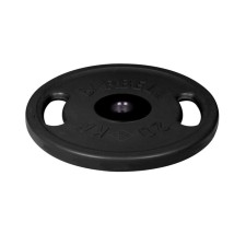 Olympic disk with handles d = 51 mm black 20 kg
