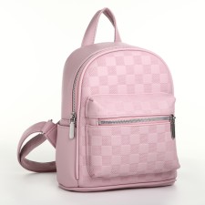 Women's backpack on lightning, pink color