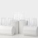 A set of glass glasses Alex, 400 ml, 6 pcs