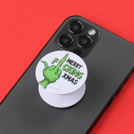 New Year holder for the phone "Merry F*Cking", D = 4 cm-1