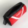 Sports bag, lightning department, side grid, long belt, red color