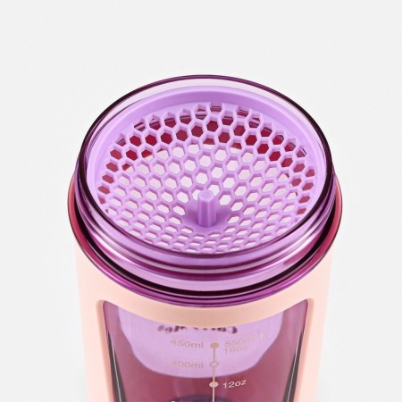 Shaker, 550 ml, with a tube, 18.5 x 9 cm, mix-4