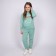 Kit for girls (jumper, trousers), dusty mint color, height 104 cm