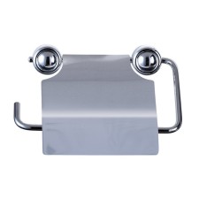 Axentia Atlantik toilet paper holder, with a chrome lid, 13x10x13.3 cm