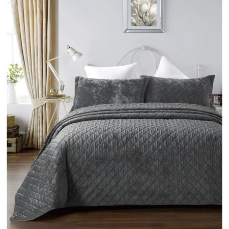 Kit, Arya Home Valentine bag, cover 250x260 cm, pillowcase 50x70 cm - 2 pcs, color dark gray