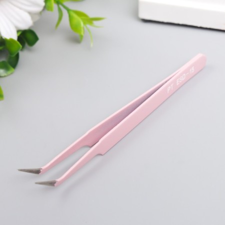 Pinzet for creativity direct "marshmallow-pink" curved 12.1x1 cm