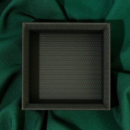 Eco -leather jewelry box, 15.3 x 15.3 cm-9