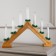 LED figure "Christmas hill" 39 × 31 × 5 cm, wood, 220 V, glow warm white