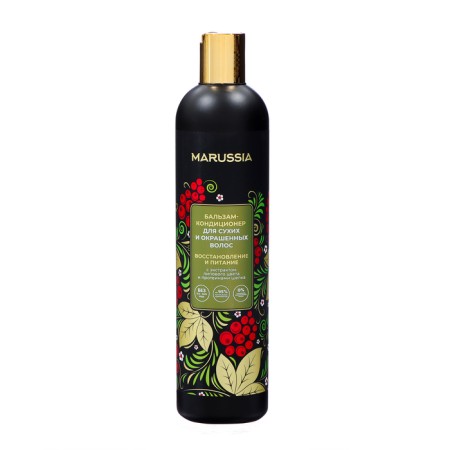Gift set of Marussia "Restoration and Nutrition": shampoo 400 ml + balm 400 ml-2