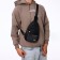 Backpack-sling, 17*8*30 cm, 2 lightning departure, 1 n/k, gray