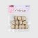 Set of decorative buttons, d = 25 mm, 12 pcs, pearly white color