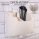 Organizer for storage "Tenderness", hinged, 4 sections, with an adhesive base, 26.8 × 16.2 cm, white color