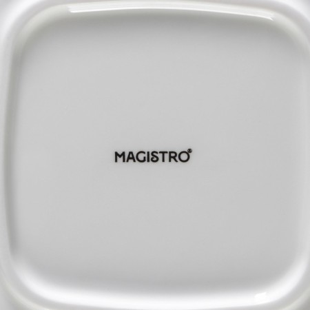 Marmite of heat -resistant ceramics square Magistro Estet, 2.2 l, 27.5 × 23.2 × 12 cm-8