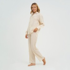 Women's pajamas (shirt and trousers) KAFTAN Beige, p.40-42