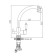 ACCOONA A5179C-7 kitchen mixer, with output for drinking water, brass, bronze