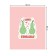 The tablecloth "Funny pears", rectangular, Saten, size 120x145 cm