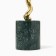 Figurine "bird" marble brass 22 x 9 x 30 cm