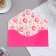 Envenue for money "Sweet life!" Soft's software, embossing, pink color, 9x19 cm